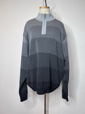 St. Croix Long Sleeve Wool Sweater Made in USA
